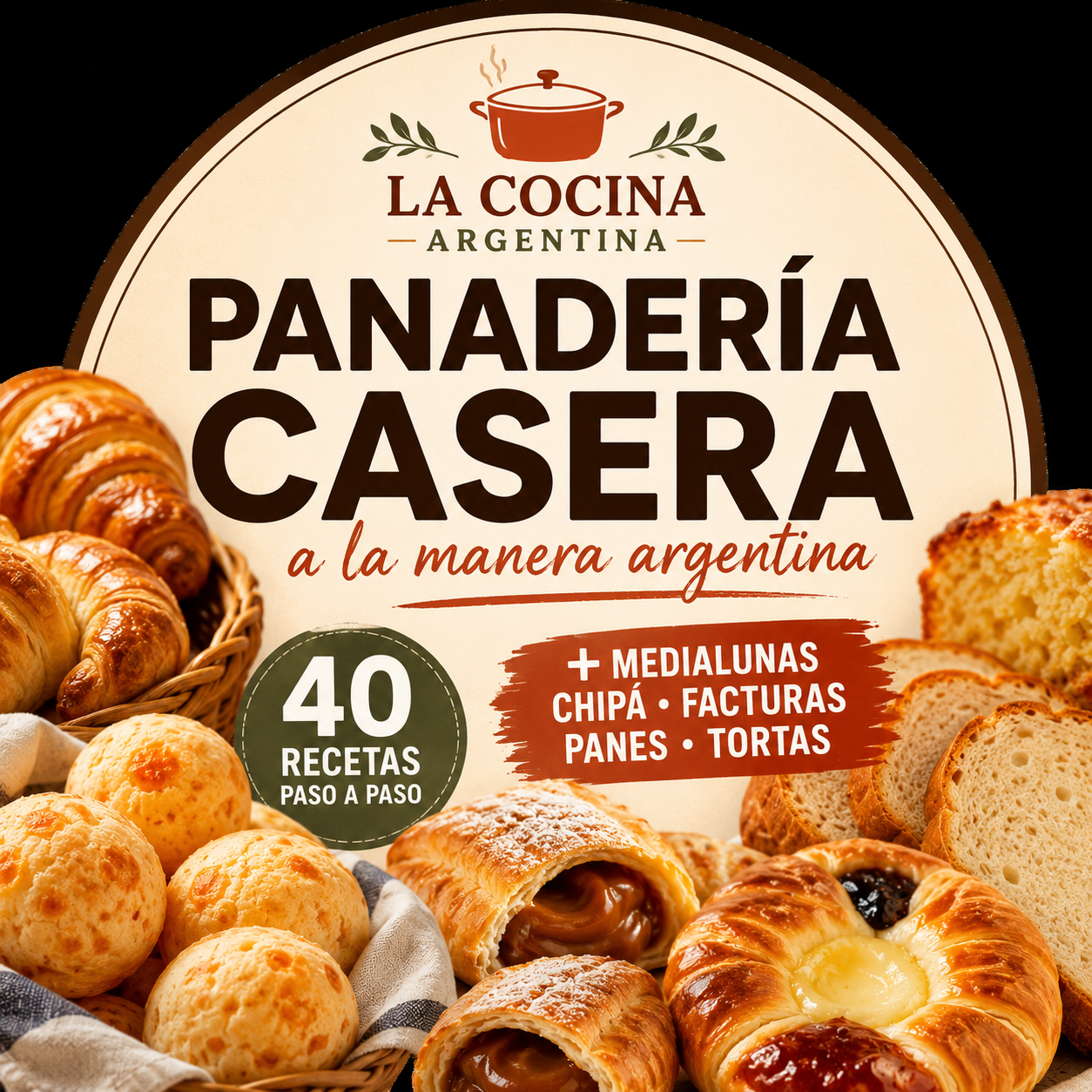 40 Recetas de Panadería para hacer en casa ❤️ Medialunas , Chipa , Facturas y Panes