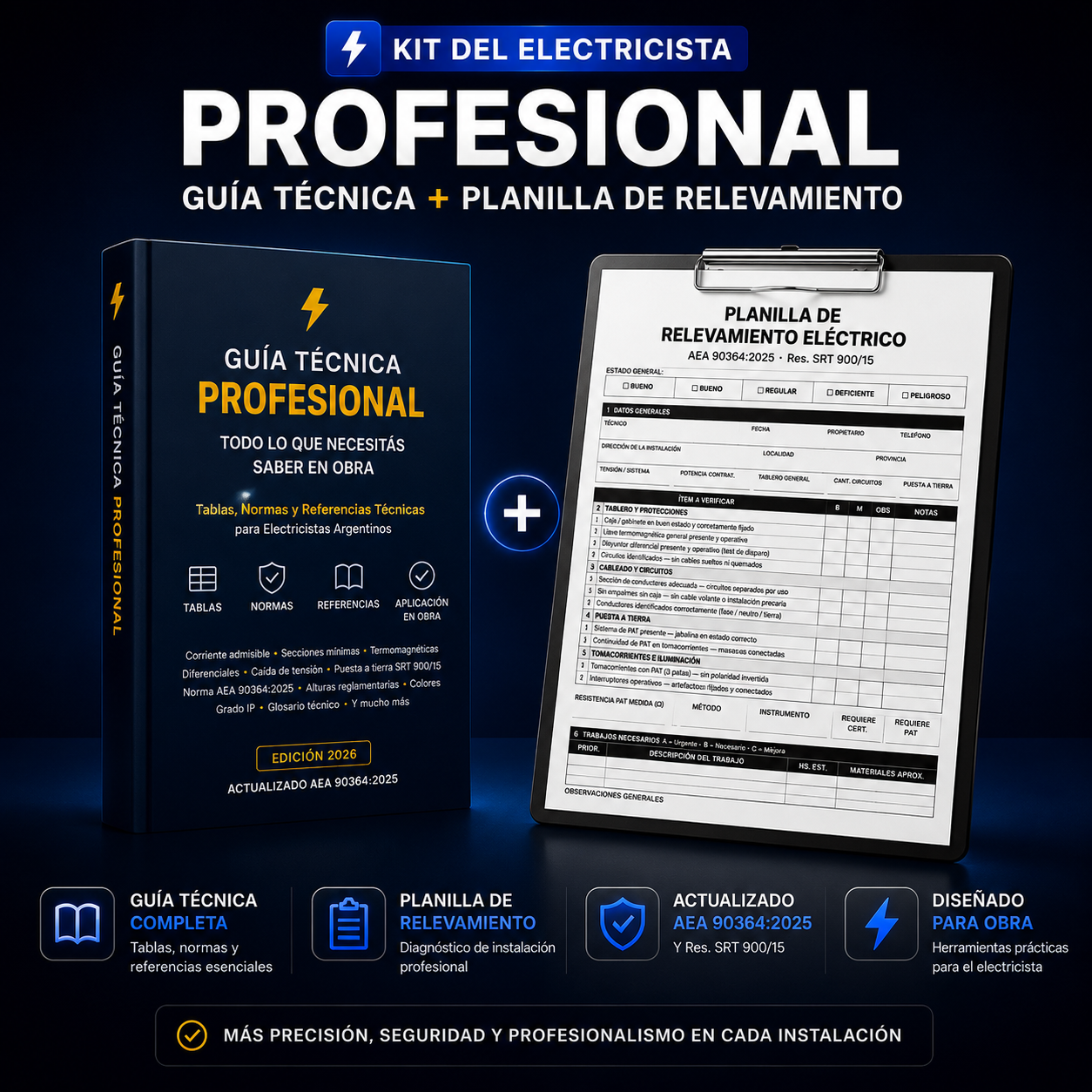 Manual de Obra Eléctrica + Planilla de Relevamiento